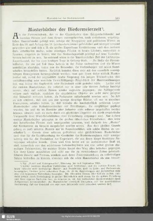 Musterbücher der Biedermeierzeit