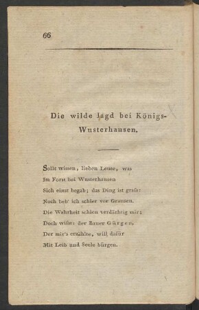 Die wilde Jagd bei Königs-Wusterhausen.