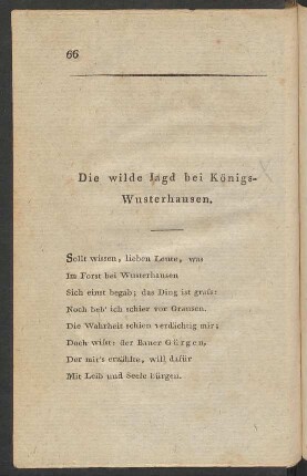 Die wilde Jagd bei Königs-Wusterhausen.