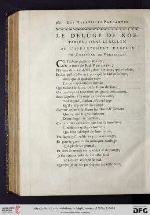 Le deluge de noe