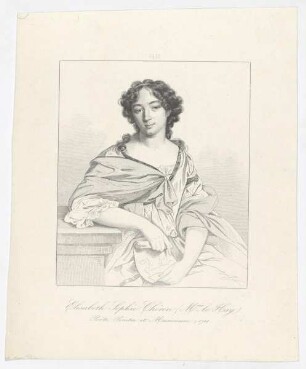 Bildnis der Elisabeth Sophie Chéron