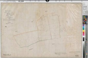 Wickede (Dortmund), Zusammenlegung Wickede, Bl. 4 Brouillonkarte II Flur 9
