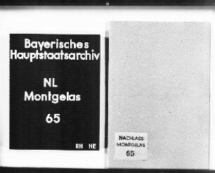 Christian Sturz, Arnold Mieg, Edmund Christian Colson, unsigniert [an Montgelas]