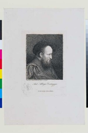 Porträt Antonio Correggio