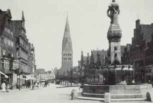 Lüneburg, Stadt : Lüneburg. Der "Sand" mit Johanniskirche