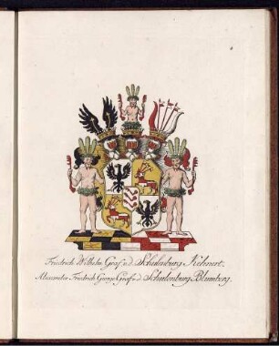 Friedrich Wilhelm Graf v. d. Schulenburg Kehnert, Alexander Friedrich George Graf v. d. Schulenburg Blumberg