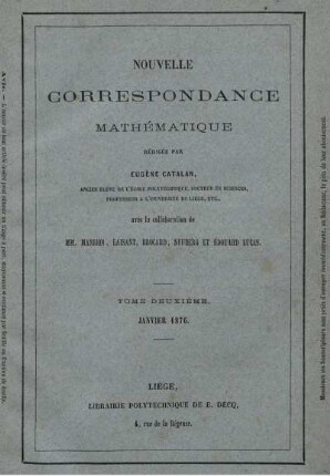 Janvier 1876.