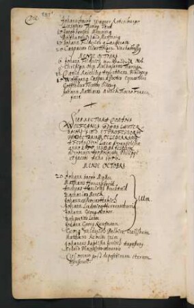Winterhalbjahr 1655/1656. Rektorat Wolfgang Adam Lauterbach