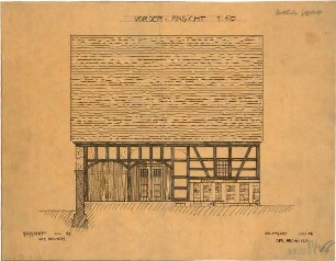 Fischer, Theodor; Gaggstatt; Notkirche - Vorderseite (Ansicht)
