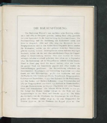 Die Bauausführung