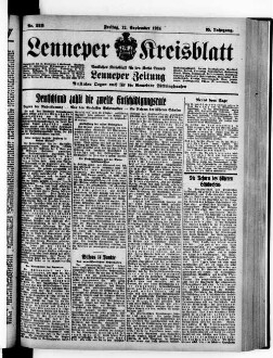 Lenneper Kreisblatt. 1830-1941