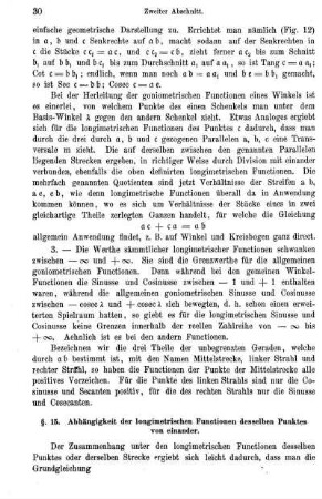 § 15. Abhängigkeit der Functionen desselben Punktes von einander.
