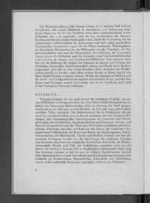 Rückblick
