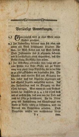 Kurze Abhandlung vom Chaussee-Bau