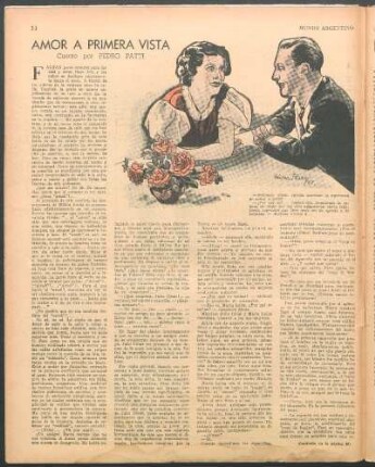 Amor a primera vista : Cuento por Pedro Patti
