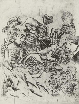 Der heilige Georg tötet den Drachen