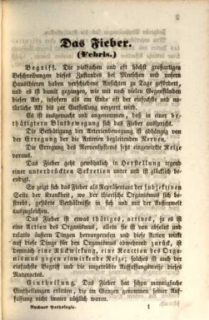 Spezielle Pathologie und Therapie der nutzbarsten Hausthiere : für Thierärzte und gebildete Landwirthe, 2