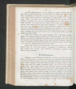 Pathologica.
