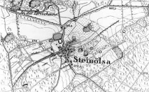 Quitzdorf am See-Steinölsa. Meßtischblatt, 1:25.000, Sekt. Niesky, 1886 (RA Görlitz 30/23c)