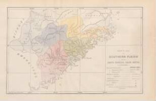 Sketch map of Southern Fukien showing Amoy's principal trade routes