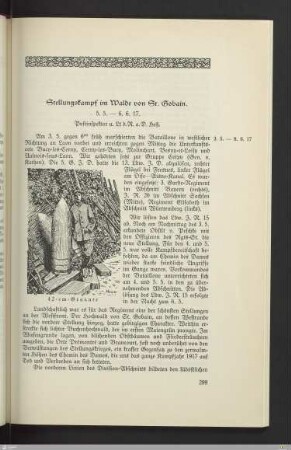 Stellungskampf im Walde von St. Gobain
