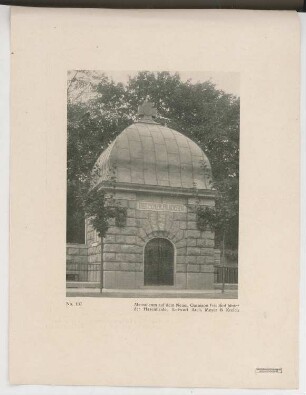 Mausoleum, Berlin-Neukölln: Ansicht