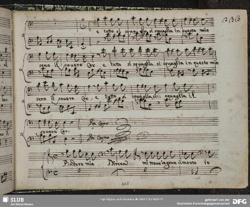 Recitativo: Pindoro mio