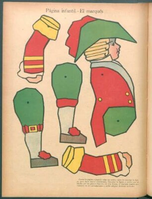 Página infantil.- El marqués