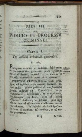 Pars III. De Iudicio Et Processu Criminali.