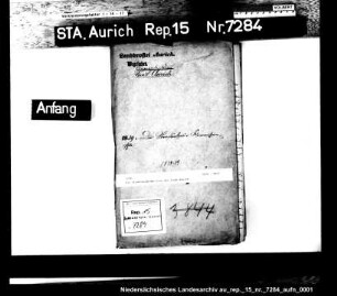 Die Straßenbaukommission der Stadt Aurich
