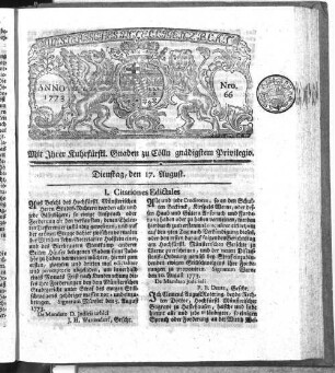 Münsterisches Intelligenzblatt