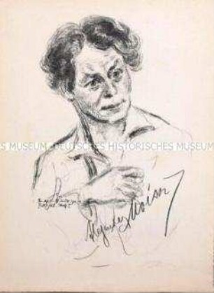 Bildnis des Schauspielers Alexander Moissi (1)