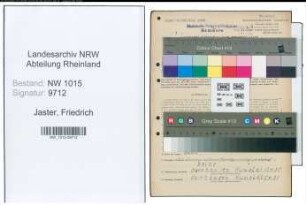 Entnazifizierung Friedrich Jaster , geb. 01.05.1892 (Werkmeister)