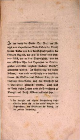 Badeordnung für das Wildbad bei Kreuth