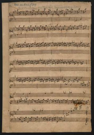 Partiten. Fragmente; cemb; B-Dur; BWV 825/7
