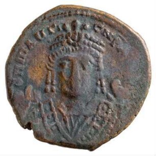 Münze, Follis, 600 / 601