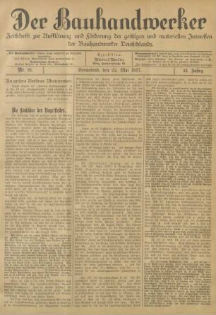 22. Mai 1897, Nr. 21