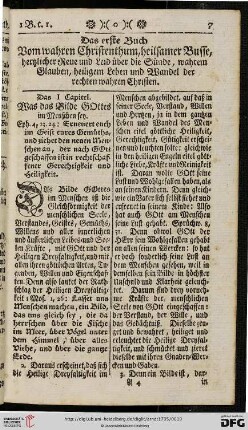 Das erste Buch vom wahren Christenthum