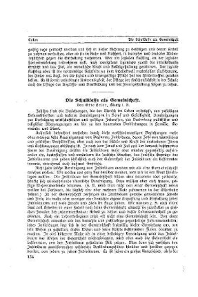 Die Schulklasse als Gemeinschaft