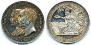 Medaille auf das Regierungsjubiläum und die Silberhochzeit des Fürstenpaares von Lippe-Detmold