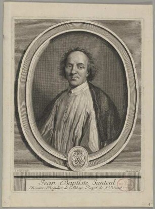 Bildnis des Jean Baptiste Santeul
