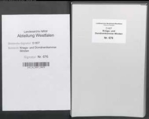 Amt Petershagen - Vogtei Börde - Bauerschaft Südhemmern: Revidiertes Kataster