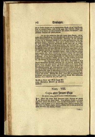 Num. VIII.