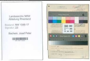 Entnazifizierung Josef Peter Bachem , geb. 26.08.1901 (Verleger)