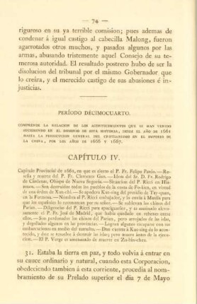 Capítulo IV. Capítulo Provincial de 1661, en que es electo el P. Fr. Felipe Pardo. - ...