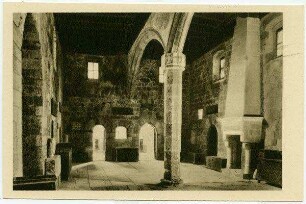 Rodi [Rhodos]. L'Ospedale dei Cavalieri. Il refettorio.