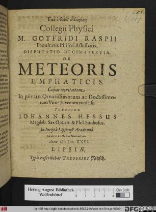 De Meteoris Emphaticis