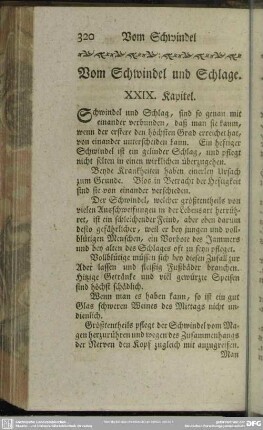 Vom Schwindel und Schlage. XXIX. Kapitel