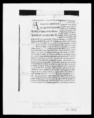 Initiale A