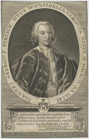Bildnis des Ioannes Georgius Pertsch